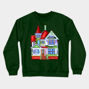 Christmas Victorian House Crewneck Sweatshirt